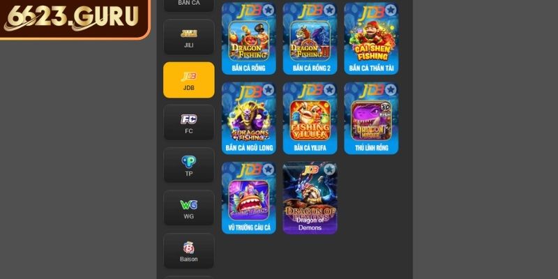 Bắn Cá JDB 6623 - Thế Giới Đại Dương Săn Thưởng Cực Đỉnh 1 Tổng quan về nhà phát hành Bắn Cá JDB 6623