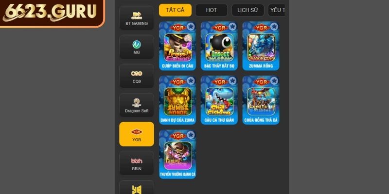 Giới thiệu nhà cung cấp Bắn Cá YGR 6623
