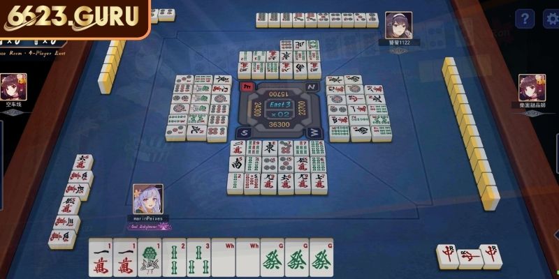 Rút và đánh bài theo cách chơi Mạt Chược 6623