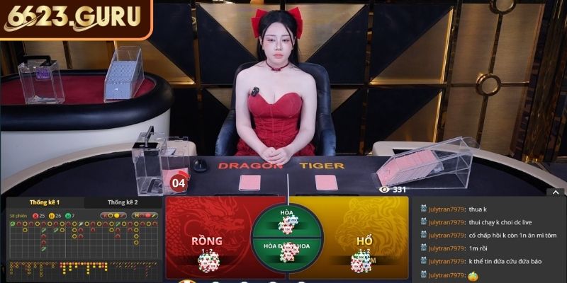 Cách Chơi Rồng Hổ 6623 Online - Cập Nhật Cơ Hội Thắng 2 Trả thưởng, bắt đầu ván mới