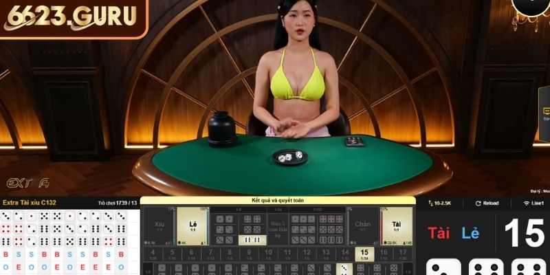 Cập nhật quy luật và cửa cược trong Tài Xỉu 6623
