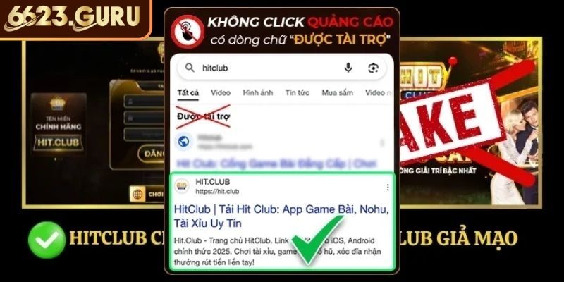 Hệ lụy nguy hiểm khi truy cập nhầm Cổng Hitclub giả mạo
