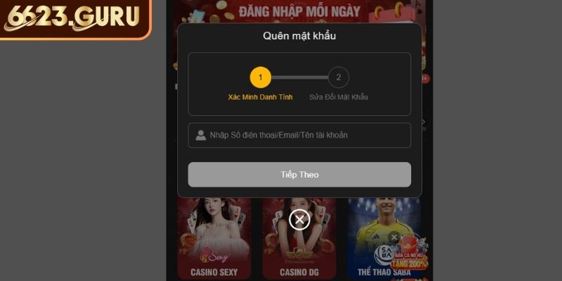 Đăng Nhập 6623 - Bước Khởi Đầu An Toàn Trải Nghiệm Nhà Cái 2 Một vài vấn đề phát sinh khi đăng nhập 6623