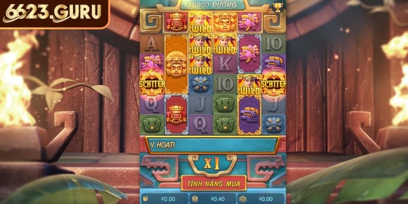 Kho Báu Aztec 6623 - Chuyến Phiêu Lưu Săn Vàng Giữa Rừng Già 3 Bật mí cách quay hũ trong Kho Báu Aztec 6623