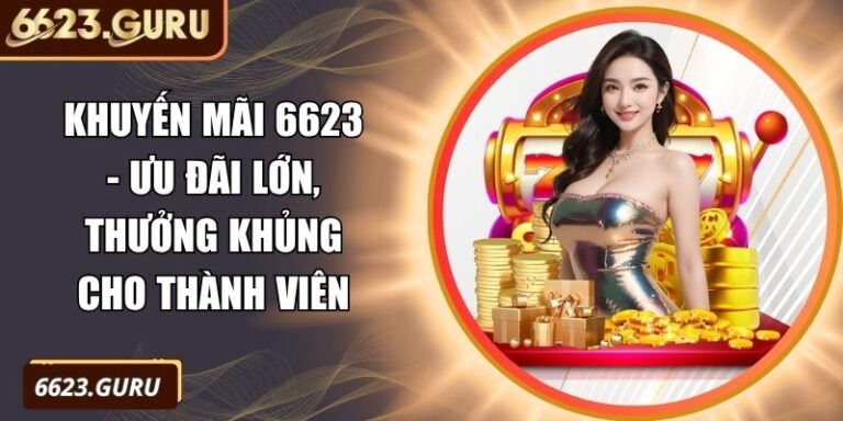 Khuyến Mãi 6623 - Ưu Đãi Lớn, Thưởng Khủng Cho Thành Viên 5 Khuyến mãi 6623