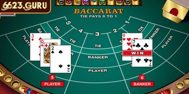Cấu trúc bàn chơi Baccarat
