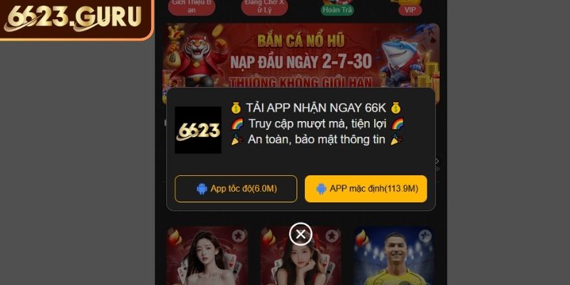 Tải App 6623 - Trải Nghiệm Giải Trí Đỉnh Cao Mọi Lúc Mọi Nơi 1 Tải 6623 cho iOS